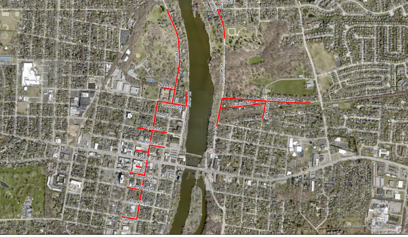 Nicor Gas Main Replacement Map