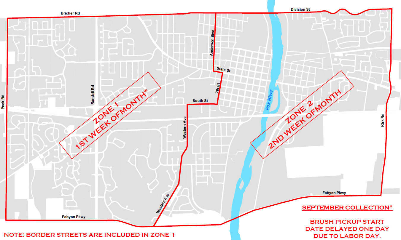 Brush Collection Map